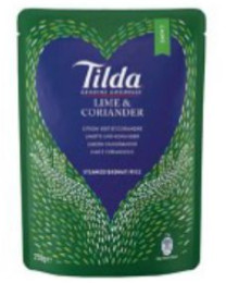 Basmatireis gedämft Limette & Koriander Tilda 6x250g