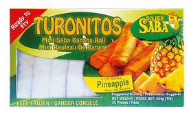 Minifrühlingsrollen mit Banane & Ananas Golden Saba 12x454g
