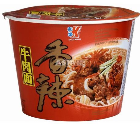 Innudeln Nudelsuppe Rindfleisch scharf Kailo 12x120g