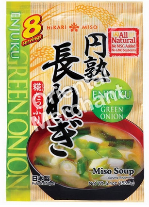 Instant Miso-Suppe Zwiebel grün HIKARI MISO 24x153g (8 Stück)