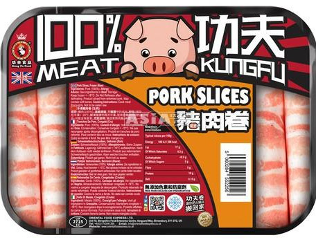 Schweinefleisch in Scheiben KUNG FU FOOD 20x400g