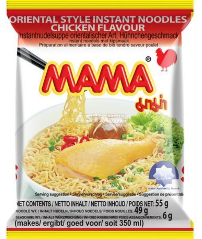 Instant Nudeln Huhn MAMA 30x55g