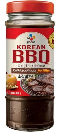 Korean BBQ Kalbi Marinade CJ 12x480g