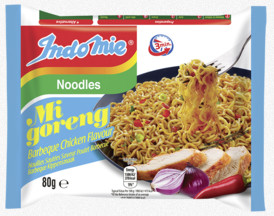 Innudeln Mi Goreng BBQ Huhn INDOMIE 40x82g