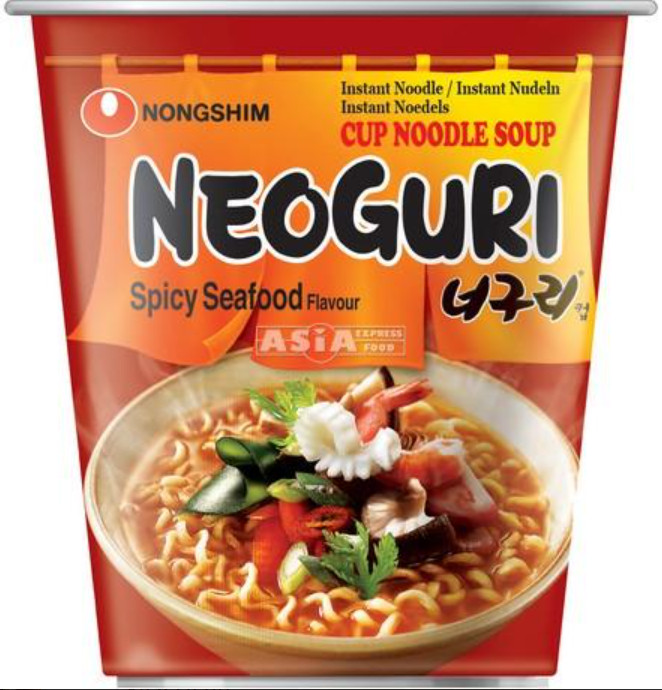 Instant Cup Nudeln Neoguri NONGSHIM 12x62g