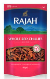Chili rot, ganz Rajah 10x40g
