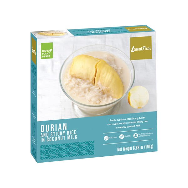 Durian mit Kokos-Klebreis Dessert 12 X 195 G