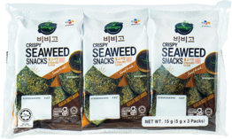 Seetang Snack BBQ BIBIGO 12x15g (3x5g)