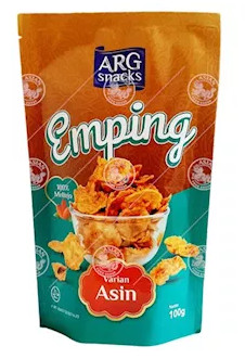 Chips Emping Asin Arg 24x100g