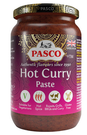 Würzpaste Curry scharf Pasco 6x270g