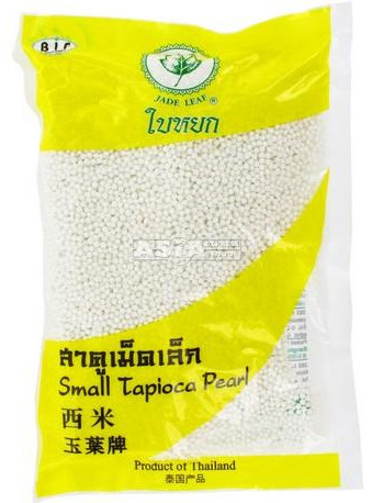 Tapiokaperlen weiß klein Jade Leaf Brand 24x400g