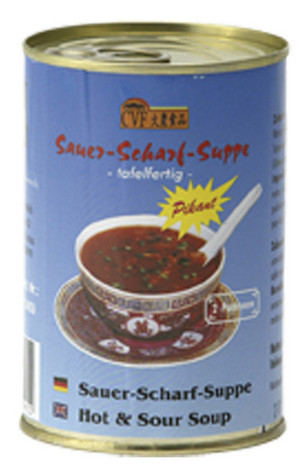 Scharf-Saure chinesische Suppe scharf CVF 12x400ml