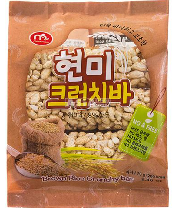 Cracker aus braunem Reis MAMMOS 20x70g