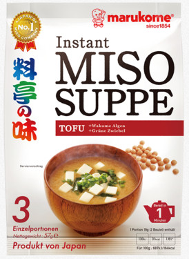 Miso-Suppentaste Tofu MARUKOME 10x57g