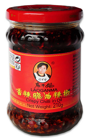 LAO GAN MA knusprige Chili in Öl 24x210g
