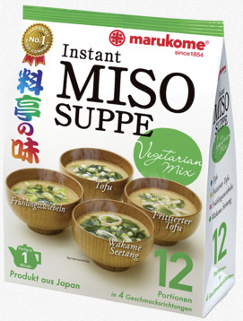 Miso Suppenpaste Vegetarisch Marukome 6x224,55g