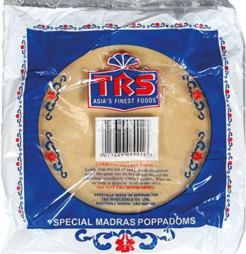 Madras Poppadoms TRS 60x200g