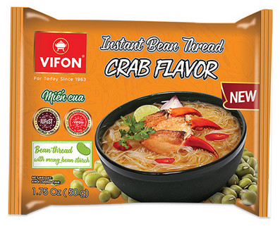 Instant Fadennudeln aus Mungobohnen mit Krabbengeschmack Vifon 12x50g