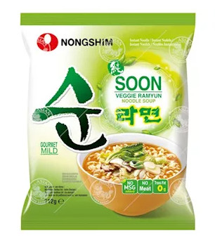 Soon Veggie Ramyun NONG SHIM 20x112g