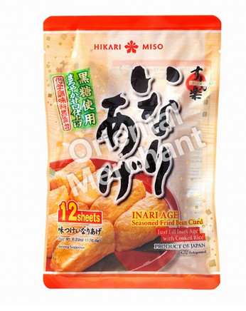 Tofubeutel frittiert Inari Age HIKARI MISO 20x176g