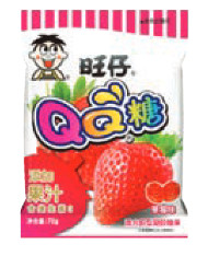Fruchtgummi Erdbeere Want Want 60x70g