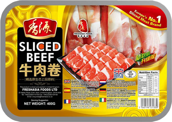 Rindfleisch geschnitten FRESH ASIA 20x400g