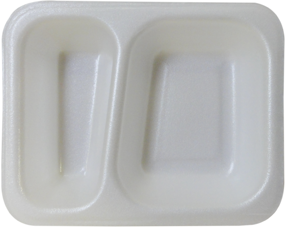 Thermoverpackung 2-geteilt 233x182x40mm 600 Stück