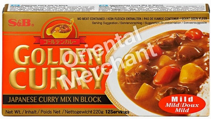 Curryblock mild Golden Curry S&B 20x220g