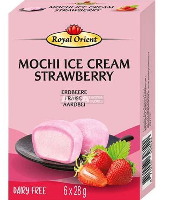 Mochi Ice Cream Erdbeere ROYAL ORIENT 12x6x28g