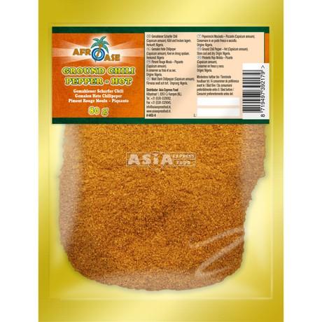 Chilipfeffer gemahlen scharf AFROASE 10x80g