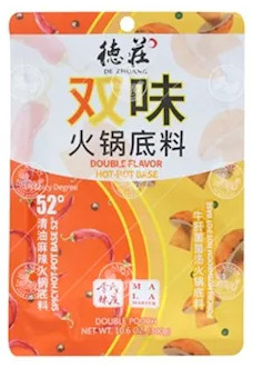 Hot Pot Suppenmischung Scharf/Pilze De Zhuang 16x150g