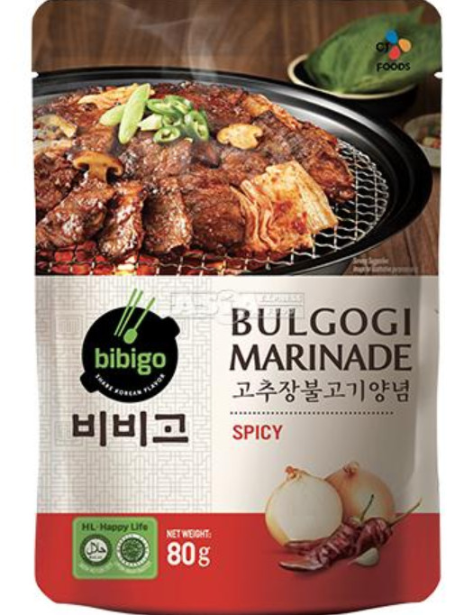 Bulgogi würzige Marinade BIBIGO 45x80g