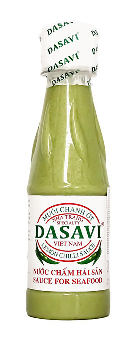 Chilli Sauce Grün mit Limettensalz Dasavi 24x260g