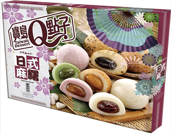 Mochi japanischer Mix Taiwan Dessert Q 12x600g