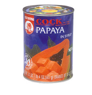 Papaya in Sirup COCK 24x565g