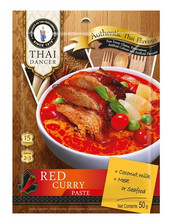 Currypaste rot Natur THAI DANCER 12x50g