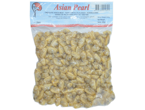 Teppichmuschelfleisch gekocht 1000-1500 MOOIJER 20x500g