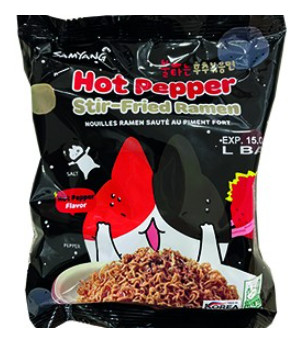 Instant Nudeln Hot Pepper stir fried Samyang 40x120g
