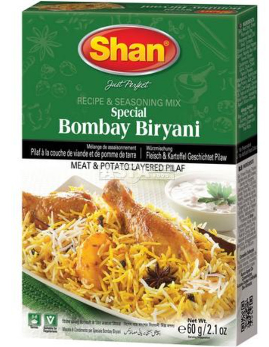 Special Bombay Biryani Mix SHAN 48x60g