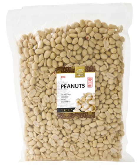 Erdnüsse ohne Haut Goldne Turtle 8x1kg