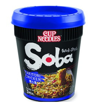 Innudeln Soba Yakitori Huhn Cup NISSIN 8x89g