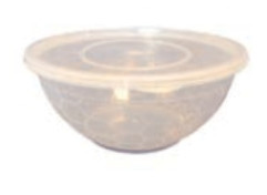 Mikrowellenbehälter Bowl mit Deckel HOUSE BRAND 1050ml 150 Stück