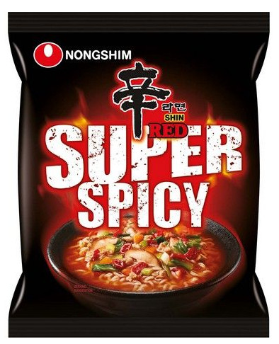 Innudeln Nongshim Super Spicy Red 8x6x120g