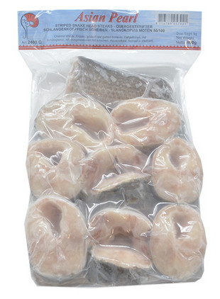 Schlangenkopffisch in Scheiben 50/100 Mooijer 10x1kg