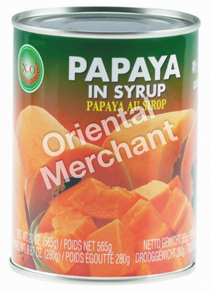Papaya in Sirup eingelegt X.O 24x565g