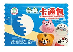 Dampfbrötchen mit roten Bohnen Kartoon Design TCT 24x240g