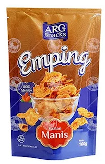 Chips Emping Manis Arg 24x100g