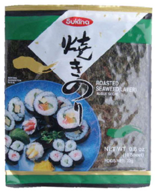 Seetang Snack geröstet SUKINA 50x24g