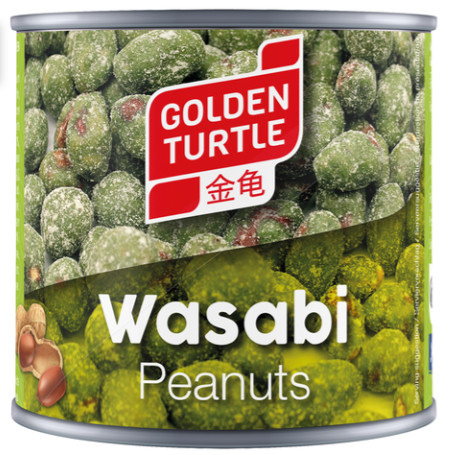 Erdnüsse mit Wasabi GOLDEN TURTLE 12x140g
