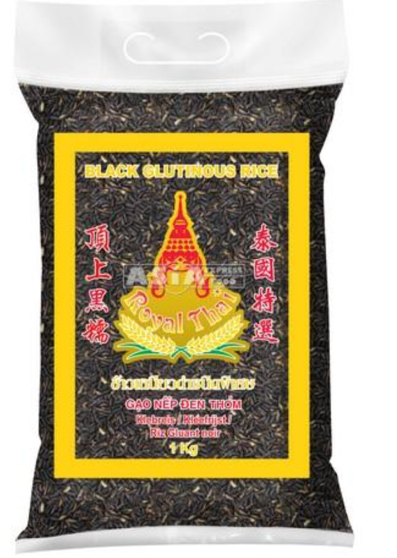 Reis Klebreis schwarz ROYAL THAI 10x1kg